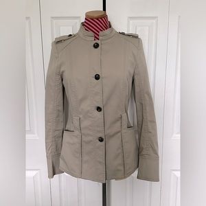 Khaki Military Inspired Jacket